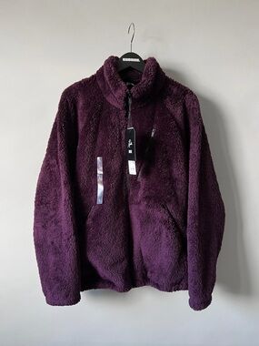 Uniqlo x Needles Japan Purple Fleece Jacket